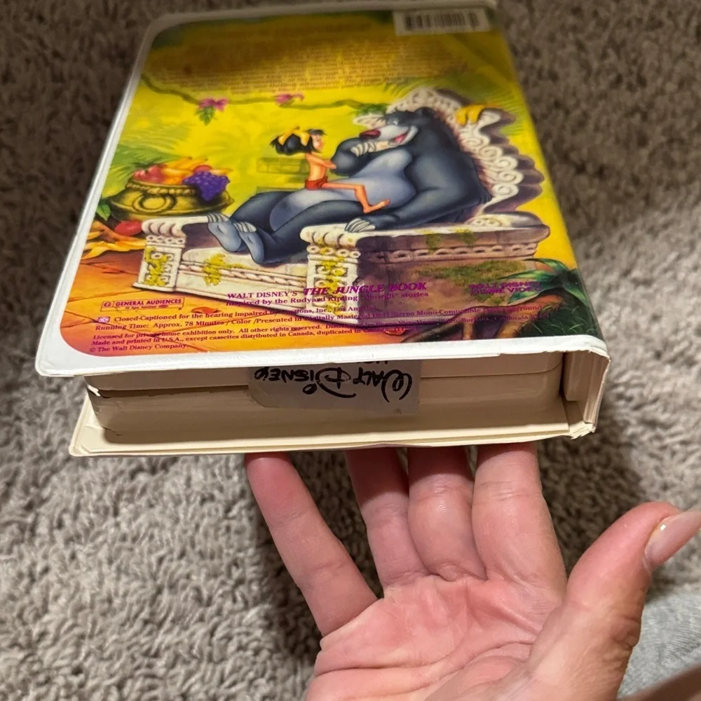 Walt Disney's The Jungle Book VHS